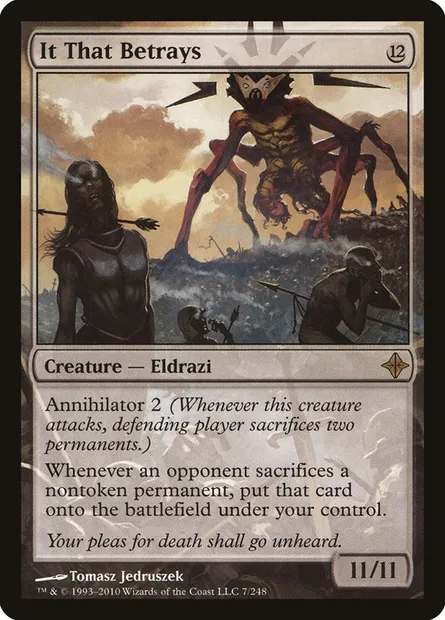 It That Betrays, Magic card ROE 7 — Rise of the Eldrazi set