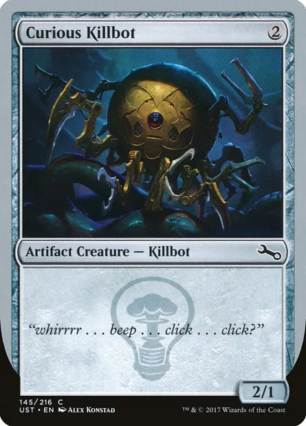 Curious Killbot, carte Magic UST 145a — extension Unstable