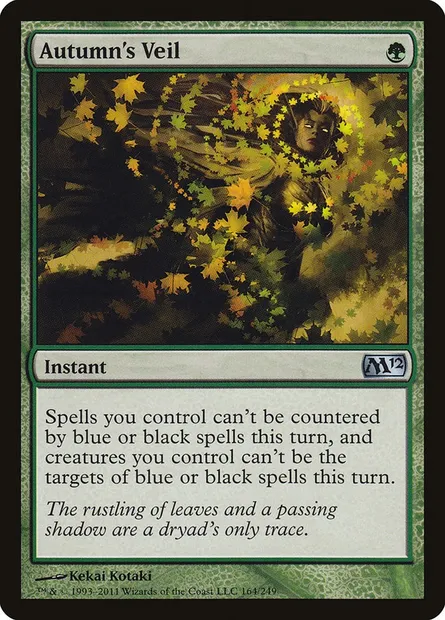 Autumn's Veil, Magic card M12 164 — Magic 2012 set