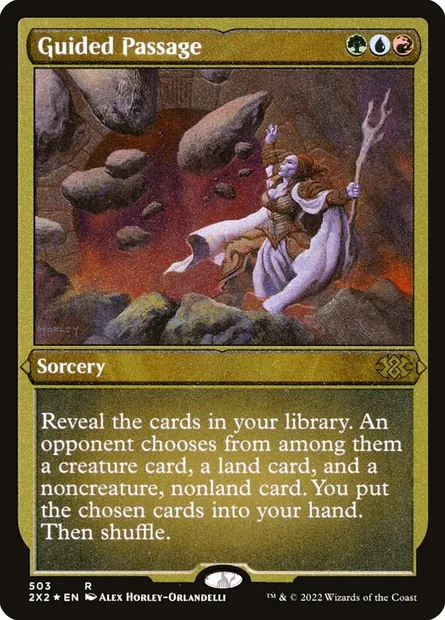 Guided Passage, Magic card 2X2 503 — Double Masters 2022 set