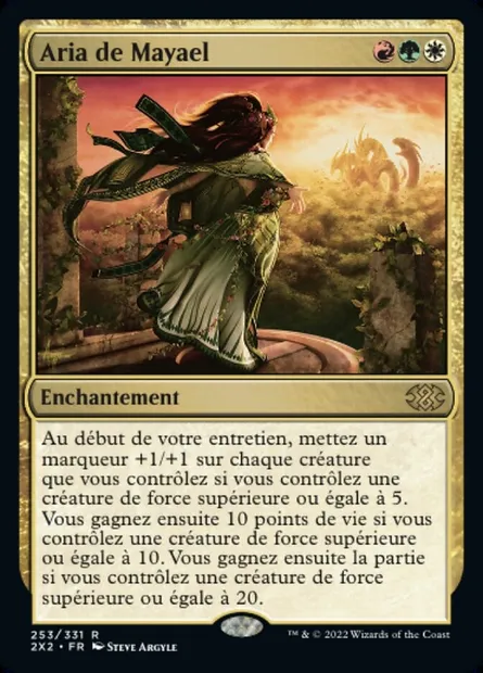Aria de Mayael, carte Magic 2X2 253 — extension Double Masters 2022