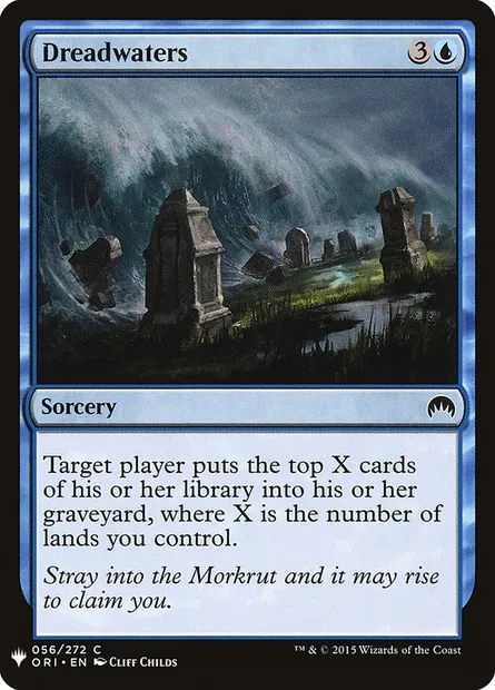 Dreadwaters, Magic card PLST ORI-56 — The List set