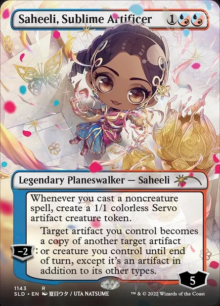 Saheeli, Sublime Artificer, Magic card SLD 1143 — Secret Lair Drop set