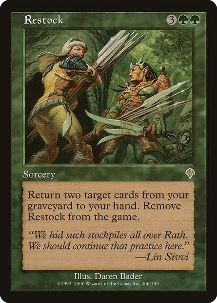 Restock, Magic card INV 206 — Invasion set