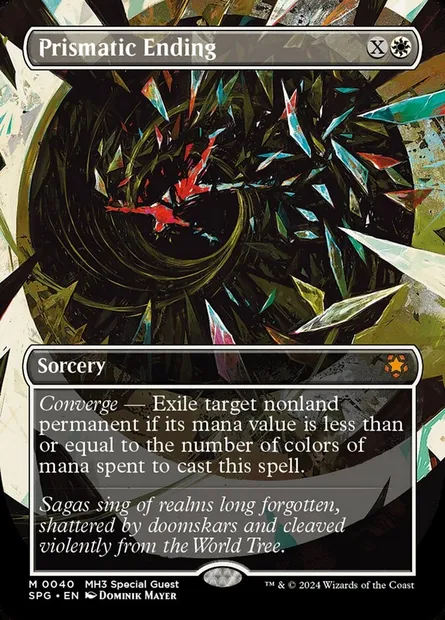 Prismatic Ending, Magic card SPG 40 — Special Guests set