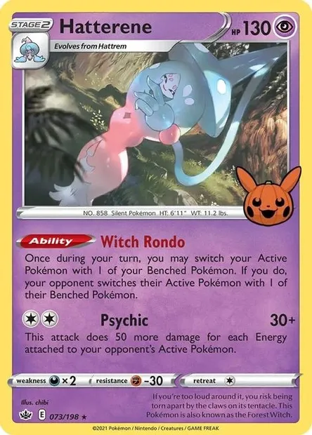 Sorcilence, carte Pokémon TOT22 073 — extension Trick or Trade