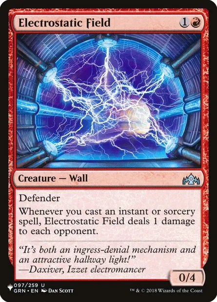 Electrostatic Field, Magic card PLST GRN-97 — The List set