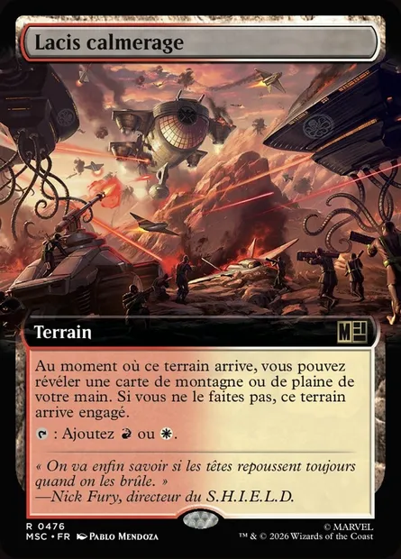 Lacis calmerage, carte Magic MSC 476 — extension Marvel Super Heroes Commander