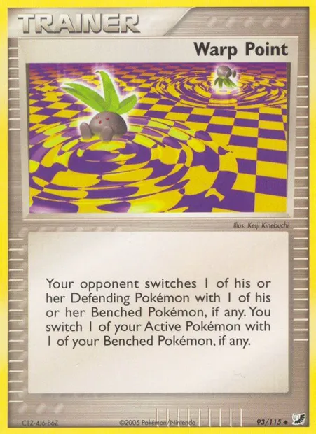 Warp Point, Pokémon card UF 93 — Unseen Forces set