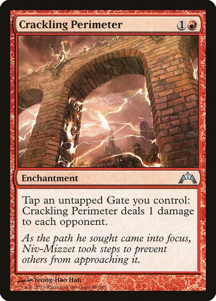 Crackling Perimeter, Magic card GTC 88 — Gatecrash set