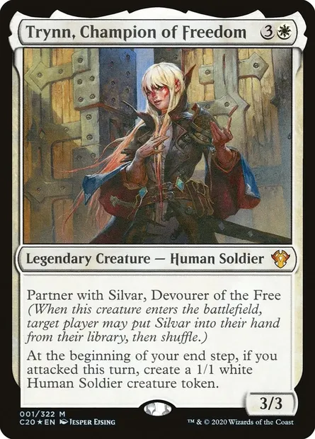 Trynn, Champion of Freedom, Magic card C20 1 — Commander 2020 set