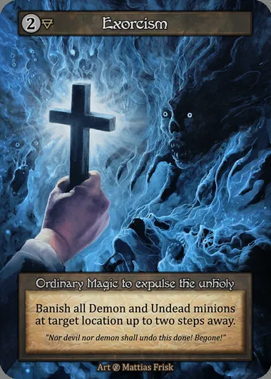 Exorcism, carte Sorcery BET 215 — extension Beta