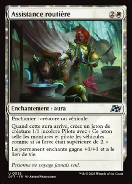 Assistance routière, carte Magic DFT 26 — extension Aetherdrift