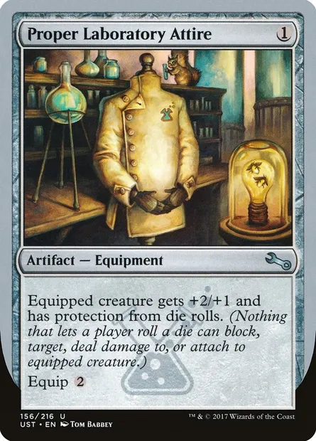 Proper Laboratory Attire, carte Magic UST 156 — extension Unstable
