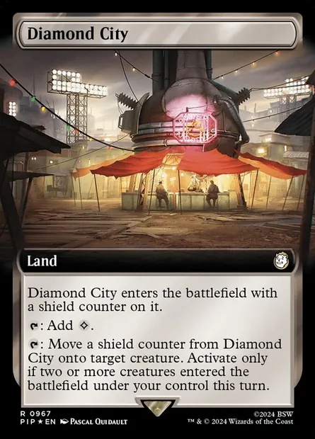 Diamond City, Magic card PIP 967 — Fallout set