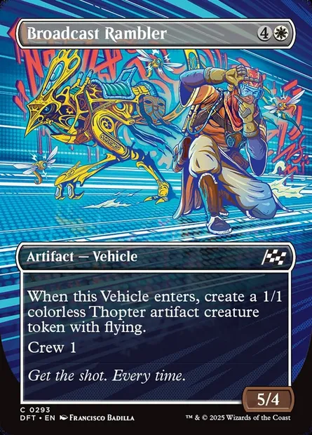 Broadcast Rambler, Magic card DFT 293 — Aetherdrift set