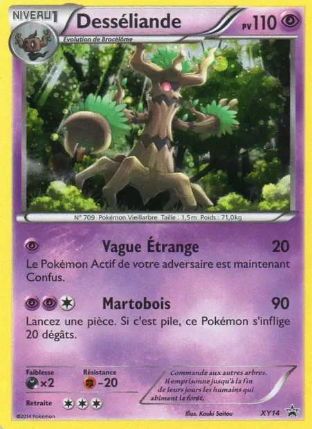Desséliande, carte Pokémon XY 14 — extension Promo XY