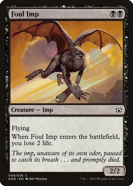 Foul Imp, Magic card DDR 49 — Duel Decks: Nissa vs. Ob Nixilis set