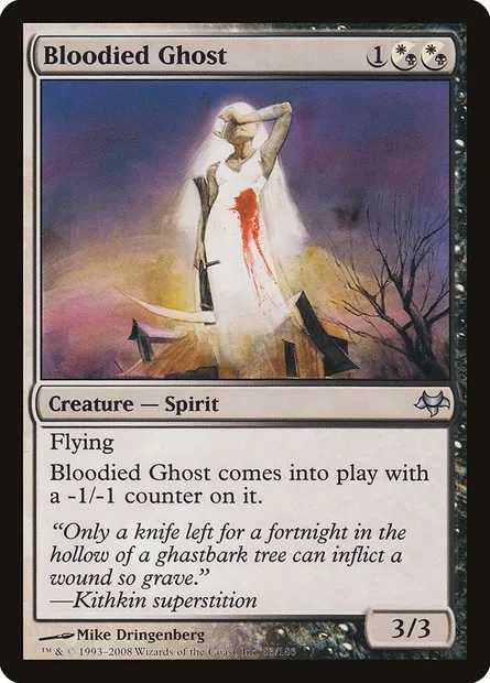 Bloodied Ghost, Magic card EVE 83 — Eventide set