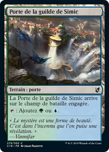 Porte de la guilde de Simic, carte Magic C19 275 — extension Commander 2019