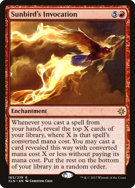 Sunbird's Invocation, Magic card XLN 165 — Ixalan set