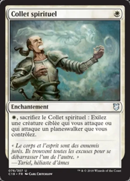 Collet spirituel, carte Magic C18 76 — extension Commander 2018