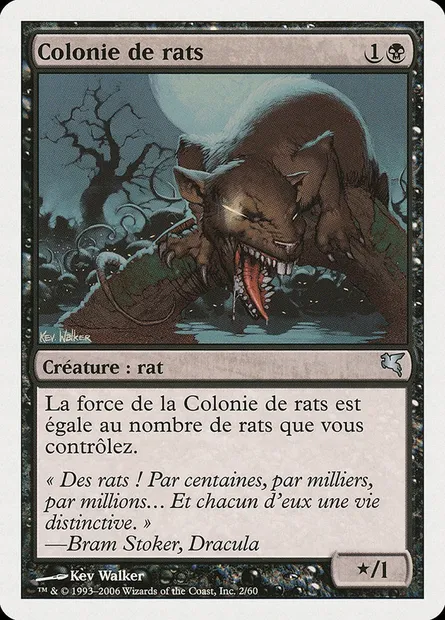 Colonie de rats, carte Magic PSAL A2 — extension Salvat 2005
