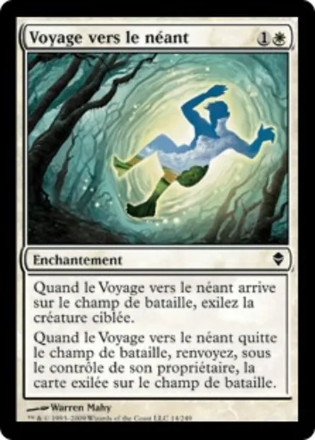 Voyage vers le néant, carte Magic ZEN 14 — extension Zendikar