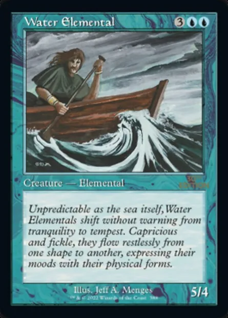Water Elemental, Magic card 30A 388 — 30th Anniversary Edition set
