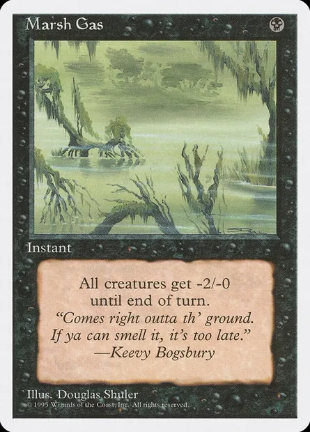 Marsh Gas, Magic card 4ED 146 — Fourth Edition set