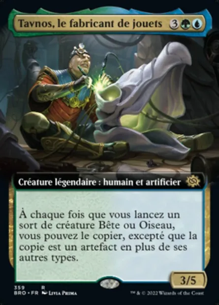 Tavnos, le fabricant de jouets, carte Magic BRO 359 — extension La Guerre Fratricide