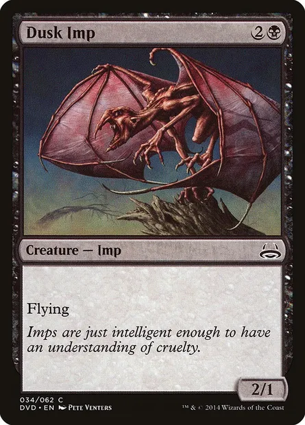 Dusk Imp, Magic card DVD 34 — Duel Decks Anthology: Divine vs. Demonic set