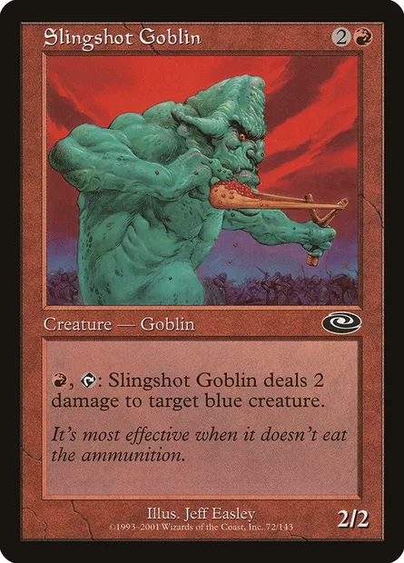 Gobelin à la fronde, carte Magic PLS 72 — extension Planeshift