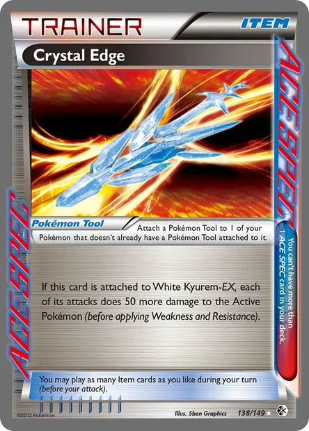 Crystal Edge, Pokémon card BCR 138 — Boundaries Crossed set
