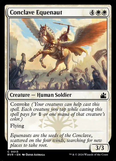 Conclave Equenaut, Magic card RVR 13 — Ravnica Remastered set