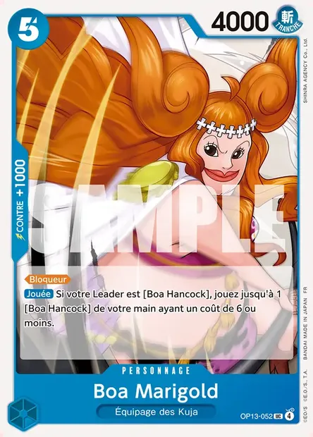 Boa Marigold, carte One Piece OP13-052 — extension SUCCESSEURS