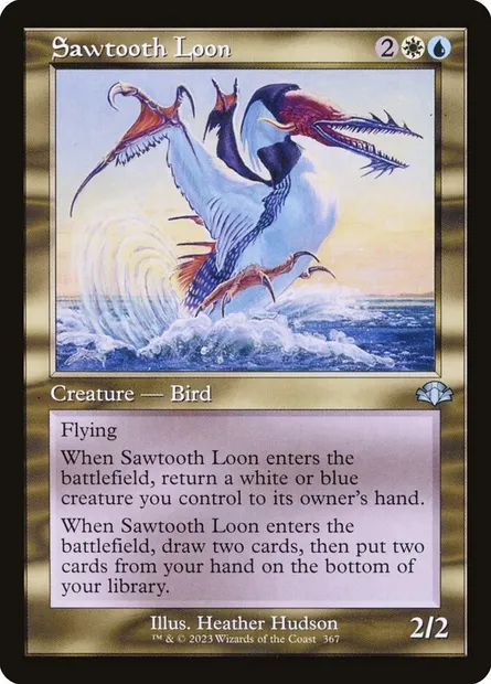 Sawtooth Loon, Magic card DMR 367 — Dominaria Remastered set