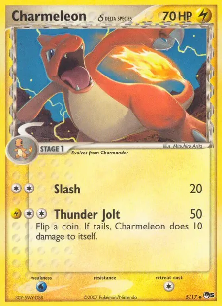 Reptincel δ, carte Pokémon P5 5 — extension POP Series 5