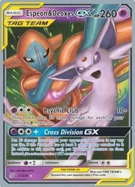 Mentali et Deoxys GX, carte Pokémon WCD19 072 — extension World Championship Decks 2019