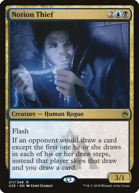 Notion Thief, Magic card A25 211 — Masters 25 set