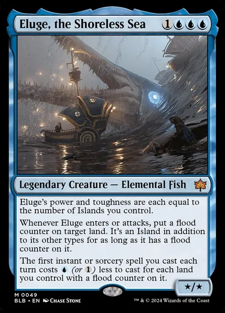 Eluge, the Shoreless Sea, Magic card BLB 49 — Bloomburrow set