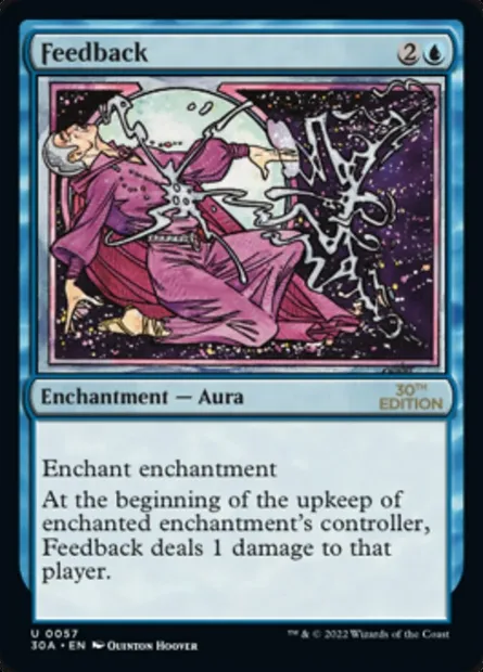 Feedback, Magic card 30A 57 — 30th Anniversary Edition set