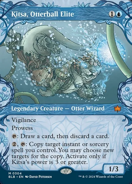 Kitsa, Otterball Elite, Magic card BLB 304 — Bloomburrow set