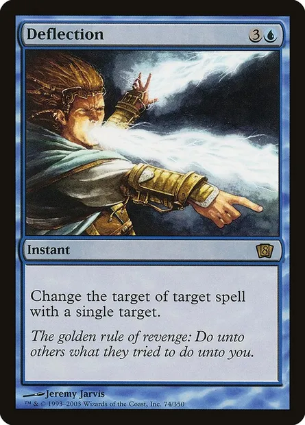 Deflection, Magic card 8ED 74★ — Eighth Edition set