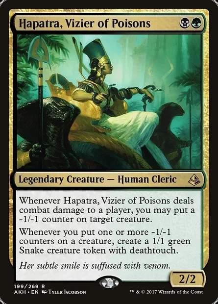 Hapatra, Vizier of Poisons, Magic card AKH 199 — Amonkhet set