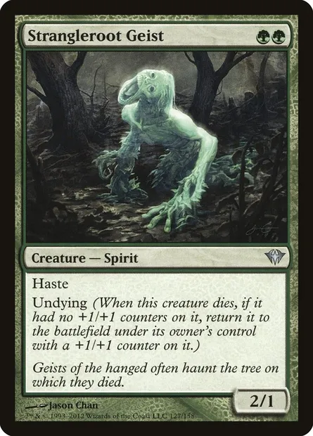 Strangleroot Geist, Magic card DKA 127 — Dark Ascension set