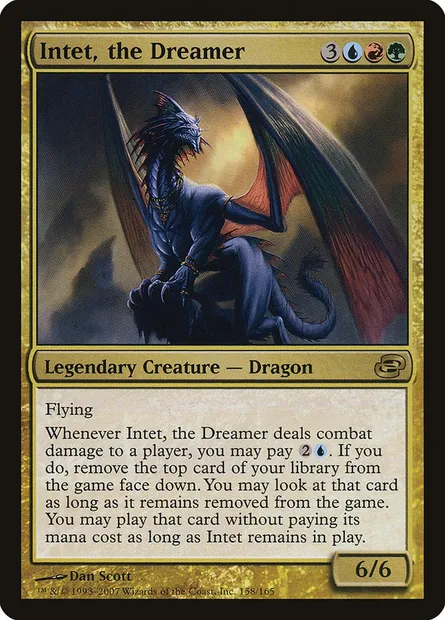 Intet, the Dreamer, Magic card PLC 158 — Planar Chaos set