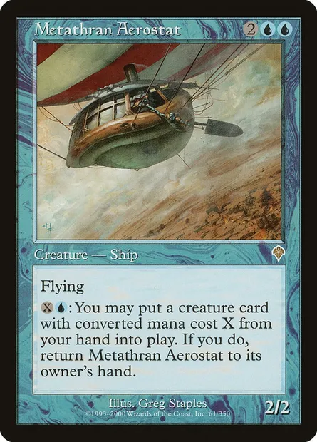 Metathran Aerostat, Magic card INV 61 — Invasion set