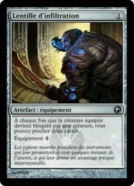 Lentille d'infiltration, carte Magic SOM 167 — extension Cicatrices de Mirrodin