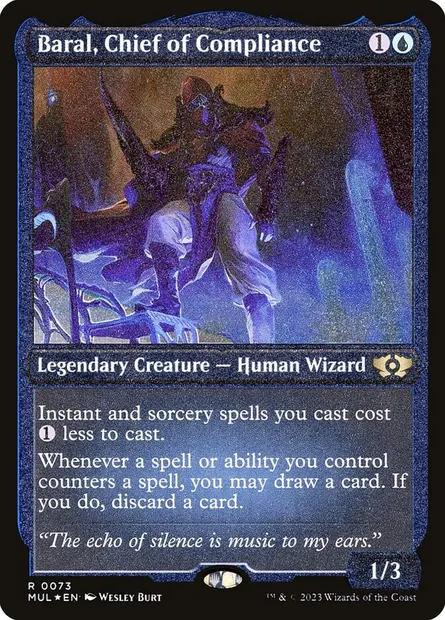 Baral, Chief of Compliance, Magic card MUL 73 — Multiverse Legends set